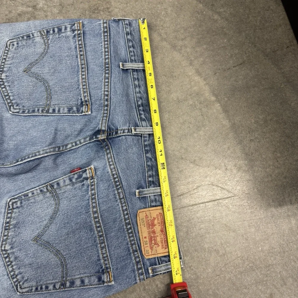 Levi's 550 Relaxed Fit Men's Jeans 38x32 Light Wash Straight Leg Denim Mexico